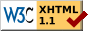 Valid XHTML 1.1 !