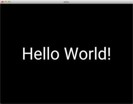 Hello World avec Kivy