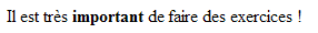 L'élément b