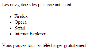 L'élément comment