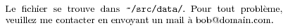 Exemple de la commande \DeclareUrlCommand