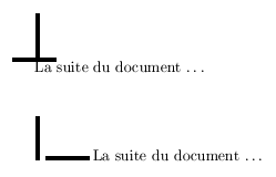 Tracer des traits avec TeX et LaTeX